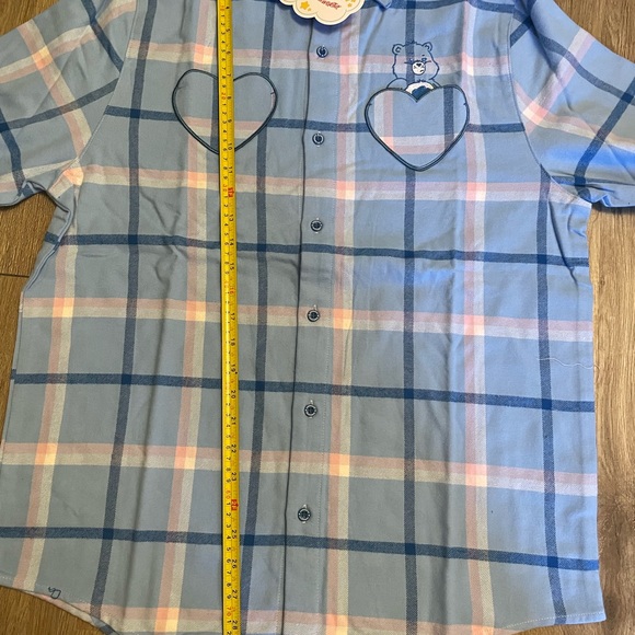 Cakeworthy x Carebears Grumpy Bear Flannel - Picture 7 of 9